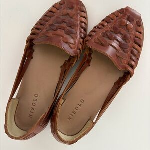 Nisolo Women's Brown Leather Flats